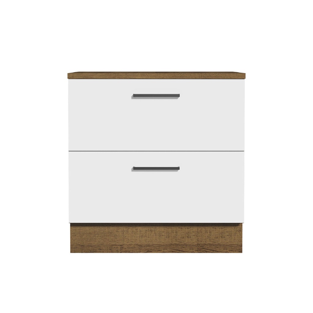 Base cocina Agata blanco 2 cajones 80cm