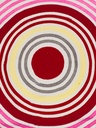 Alfombra kids franjas circular 120cm