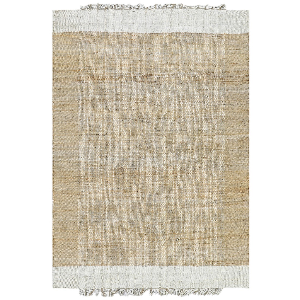 Alfombra 180x270cm Cliford negro blanco