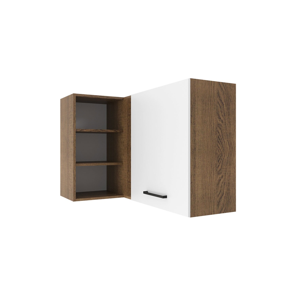 Aéreo esquinero Agata blanco 1 puerta 60cm