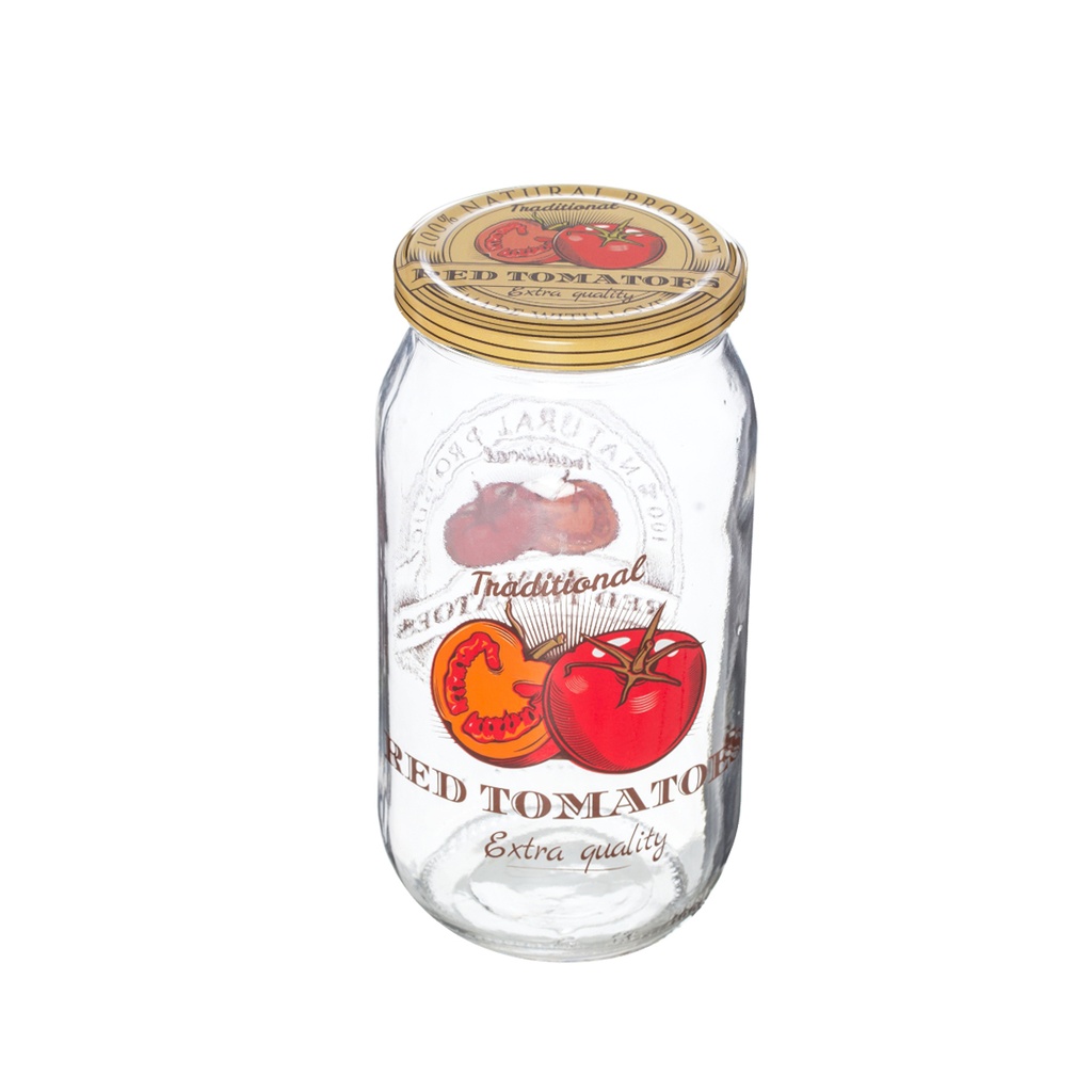 Frasco de vidrio para salsa 1lt